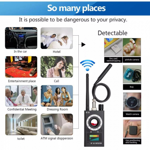 Detector Profesional Aparate Spionaj 4 in 1 – Protectie Completa si Siguranta [6]