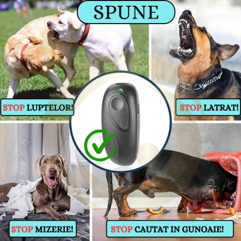 Dispozitiv Anti Câini, Aparat Antilatrat cu Ultrasunete Profesional, de Speriat si Alungat Câinii [9]