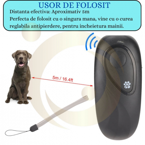 Dispozitiv Anti Câini, Aparat Antilatrat cu Ultrasunete Profesional, de Speriat si Alungat Câinii [6]