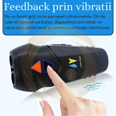 Dispozitiv Anti Caini, Aparat cu Ultrasunete Impotriva Cainilor Agresivi, de Alungat, Indepartat si Speriat Cainii, Antilatrat Profesional Dublu [7]