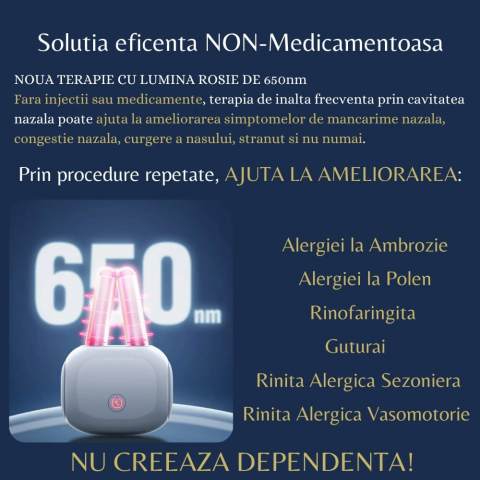 Aparat pentru Rinita Alergica Tech Love cu Lumina Rosie si Infrarosu [13]