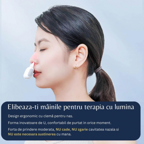 Aparat pentru Rinita Alergica Tech Love cu Lumina Rosie si Infrarosu [12]