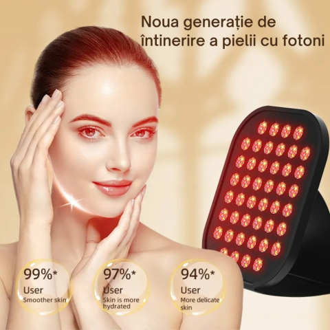 Lampa Terapie cu Lumina Rosie si Infrarosu pentru Fata si Corp, Fototerapie Anti-Imbatranire [6]