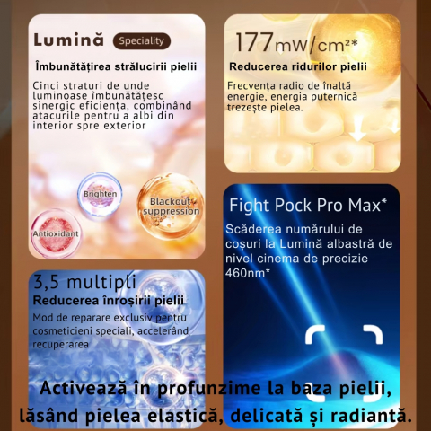Lampa Terapie cu Lumina Rosie si Infrarosu pentru Fata si Corp, Fototerapie Anti-Imbatranire [16]