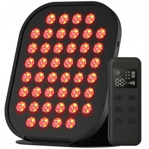 Aparate medicale - Lampa Terapie cu Lumina Rosie si Infrarosu pentru Fata si Corp, Fototerapie Anti-Imbatranire