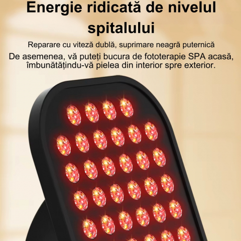 Lampa Terapie cu Lumina Rosie si Infrarosu pentru Fata si Corp, Fototerapie Anti-Imbatranire [8]