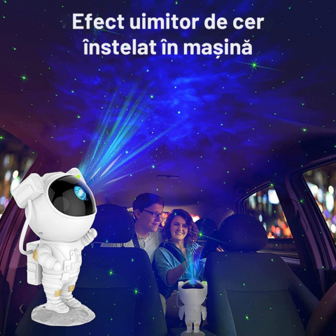 Lampa de Veghe Astronaut Proiector Constelatii Stele si Galaxie [6]