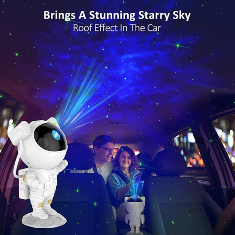 Lampa de Veghe Astronaut Proiector Constelatii Stele si Galaxie [19]