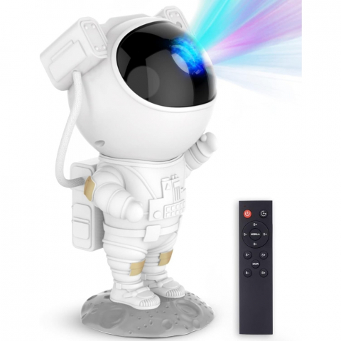 Lampi LED Smart - Lampa de Veghe Astronaut Proiector Constelatii Stele si Galaxie