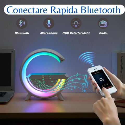 Lampa cu incarcare wireless cheap
