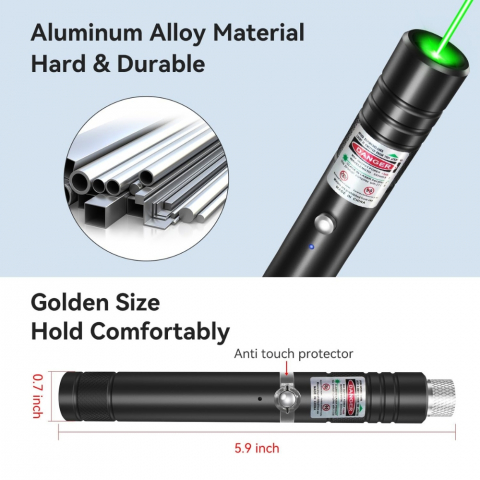 Laser Verde Pointer Profesional cu Raza lunga de Actiune [1]