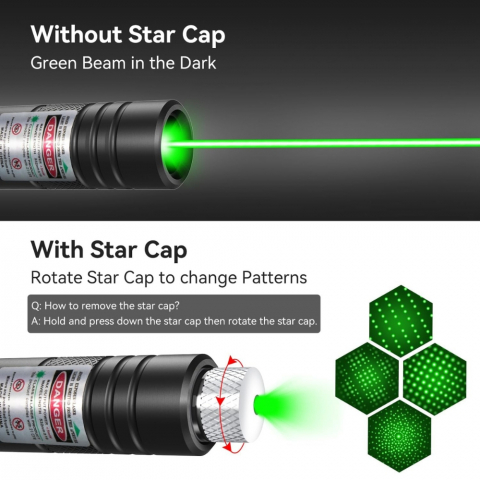 Laser Verde Pointer Profesional cu Raza lunga de Actiune [4]