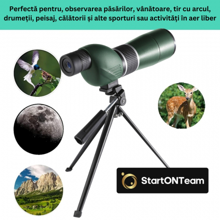 Luneta Telescop HD 20-60x60 cu Trepied [6]