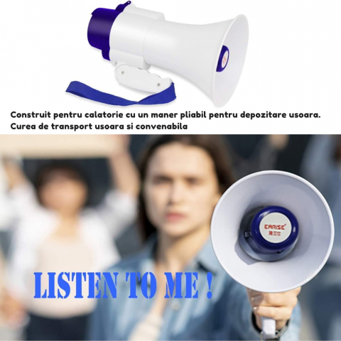 Megafon Portavoce Puternic si Portabil [6]