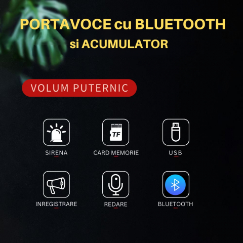 Megafon Portavoce Puternic si Portabil [4]