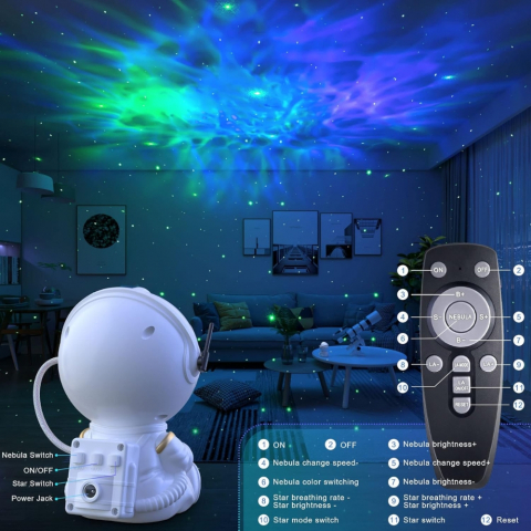 Mini Astronaut Proiector de Stele si Galaxie [10]