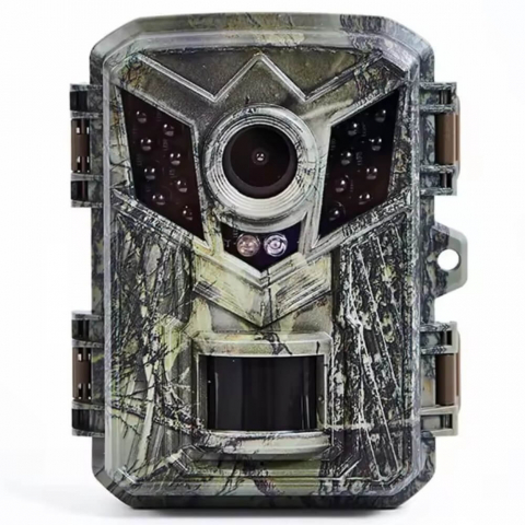 Mini Camera de Vanatoare 16MP cu infrarosu, Night Vision, Detectare Miscare, Camuflaj Mini Camera de Vanatoare 16MP cu infrarosu, Night Vision, Detectare Miscare, Camuflaj