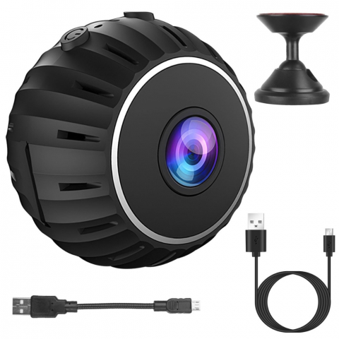 Mini Camera cu WiFi, 1080p, Senzor de Miscare, Vedere Nocturna [9]