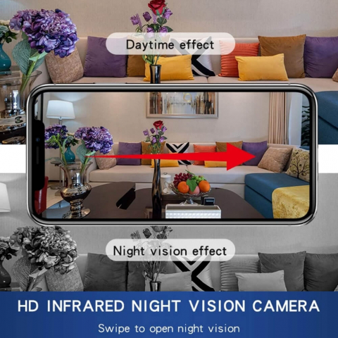Mini Camera Magnetica, Microcamera Wifi Full HD Profesionala [24]