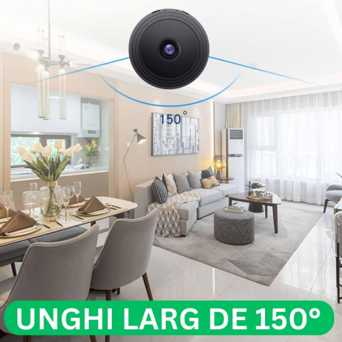 Mini Camera Magnetica, Microcamera Wifi Full HD Profesionala [12]