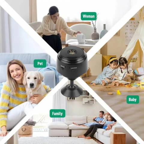 Mini Camera Magnetica, Microcamera Wifi Full HD Profesionala [18]