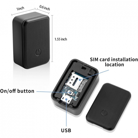 Mini GPS Tracker Magnetic pentru Urmărire în Timp Real [7]