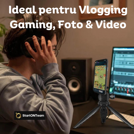 Mini Trepied Profesional, Cap cu bila rotativa [8]