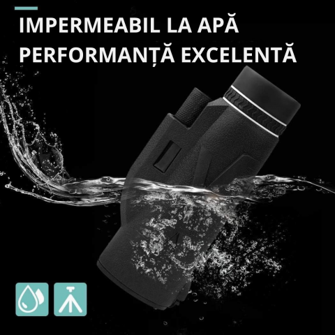 Monoclu Profesional 10x40, Telescop Compact de Inalta Putere [4]