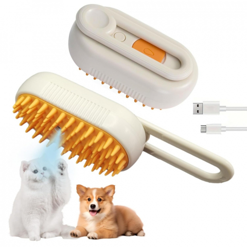 Echipament Dresaj - Perie Ergonomica 3 in 1 StartONTeam cu Vapori de Apa