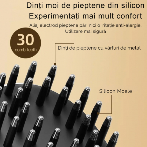 Perie de Par Electrica cu Laser pentru Cresterea Parului [12]