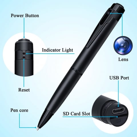 Pix cu Camera Full HD 1080P, Inregistrare Video si Foto [1]