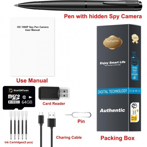 Pix cu Camera Full HD 1080P, Inregistrare Video si Foto [2]
