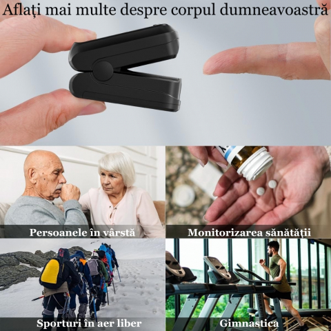 Pulsoximetru de Deget pentru Monitorizare si Verificare SpO2 [6]