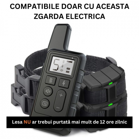 Receptor Negru Zgarda Electrica Antilatrat [5]