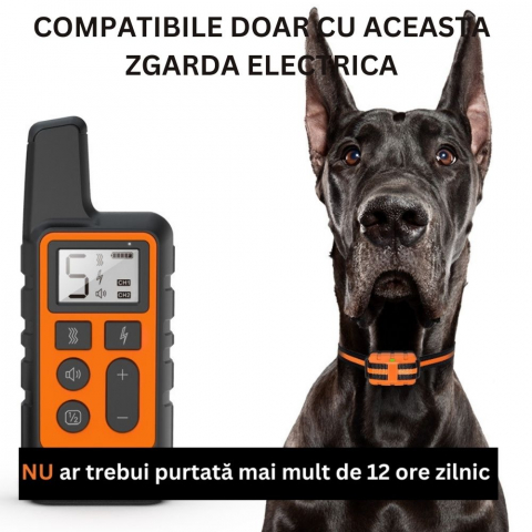 Receptor Negru Zgarda Electrica Antilatrat [18]
