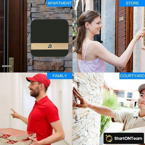 Sonerie de Interior pentru Video Interfon WiFi - Receptor cu 52 Melodii [16]