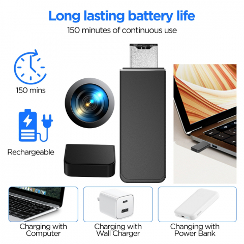Stick USB cu Camera Full HD 1080P, Senzor de Miscare [13]