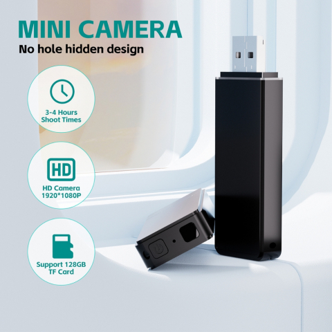 Stick USB cu Camera Full HD 1080P, Senzor de Miscare [4]