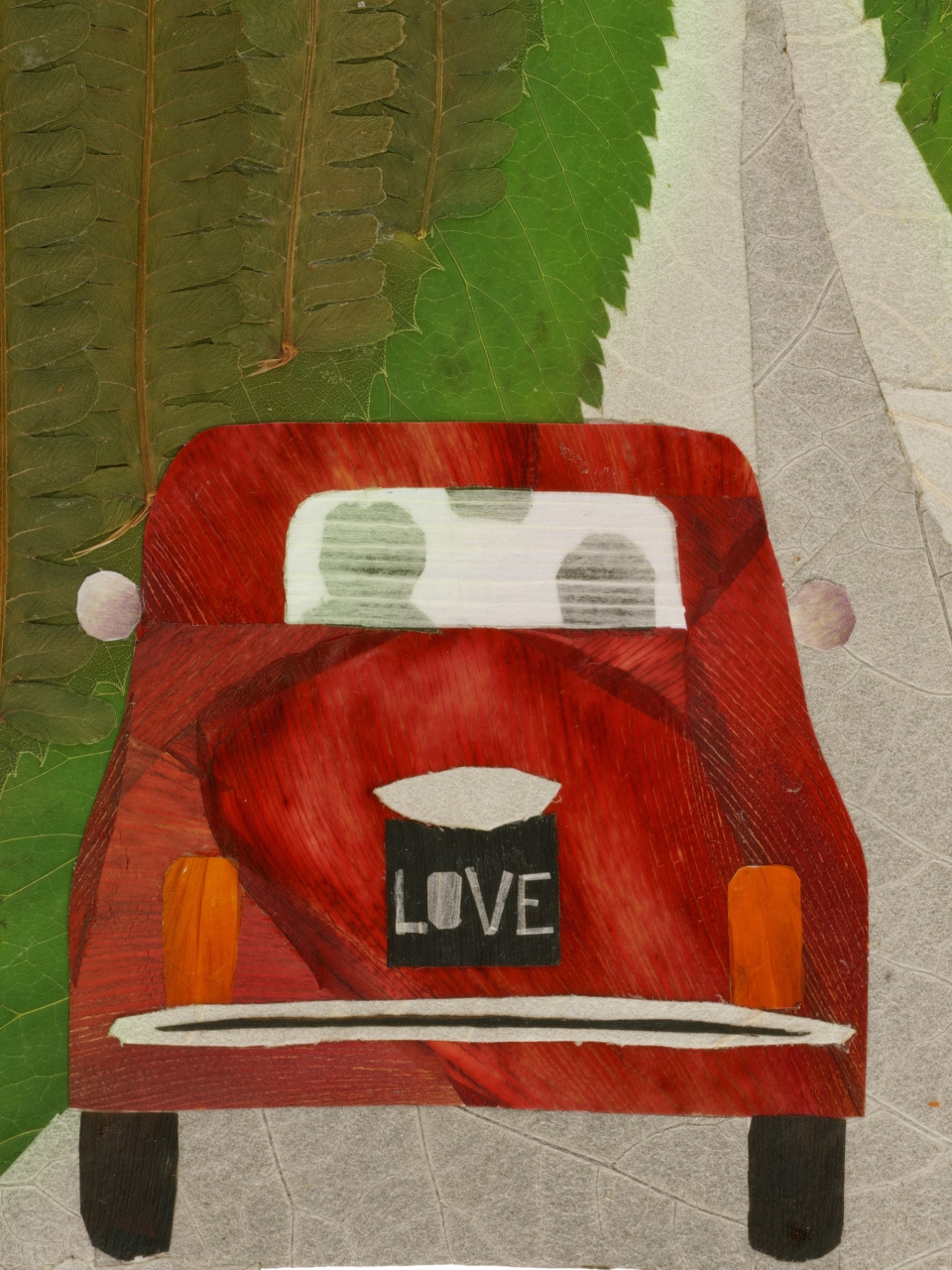 Vacanta - print de arta cu flori presate traditional, hartie premium, inramat, dimensiuni personalizate, cadou ideal pentru casa [3]