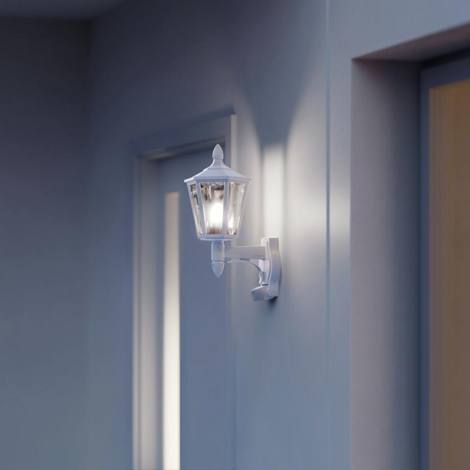 Lampa de exterior L 15 S cu senzor de miscare alb [2]