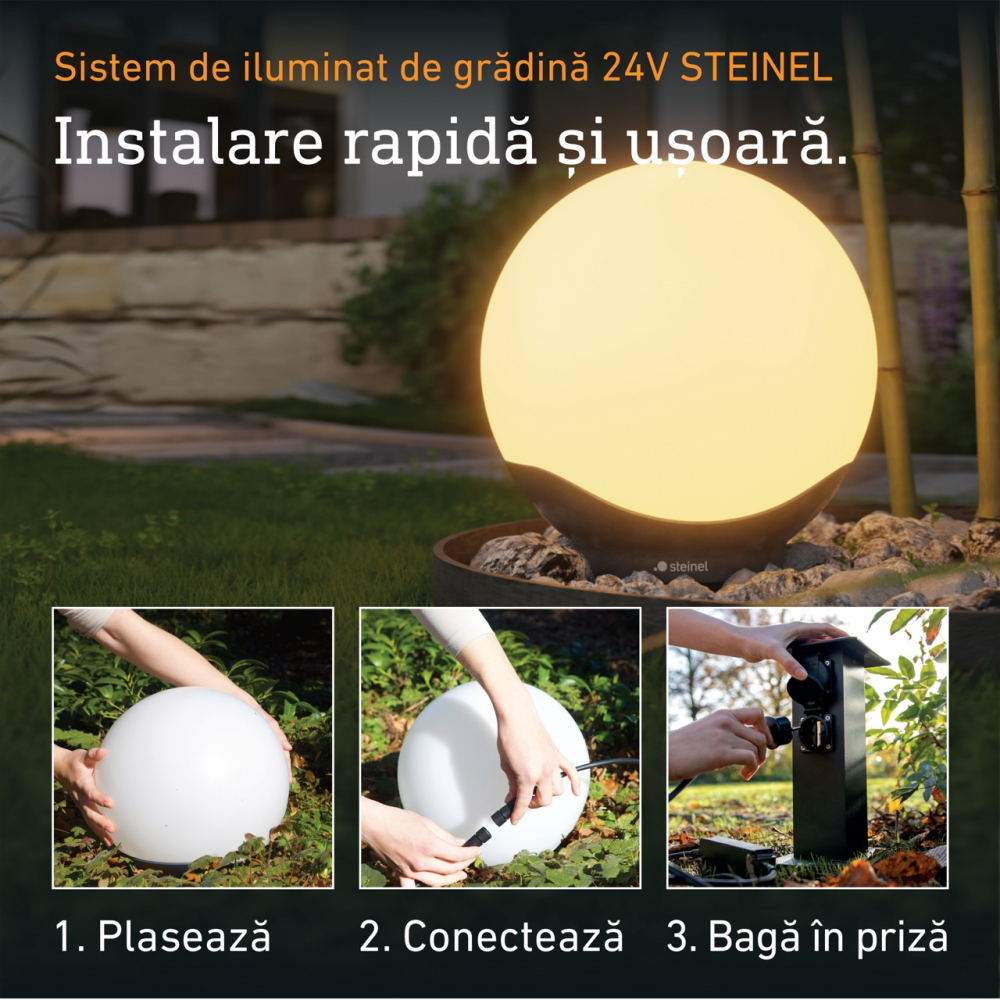 Lampa de exterior RGB Sphera C 24V 400 mm [3]