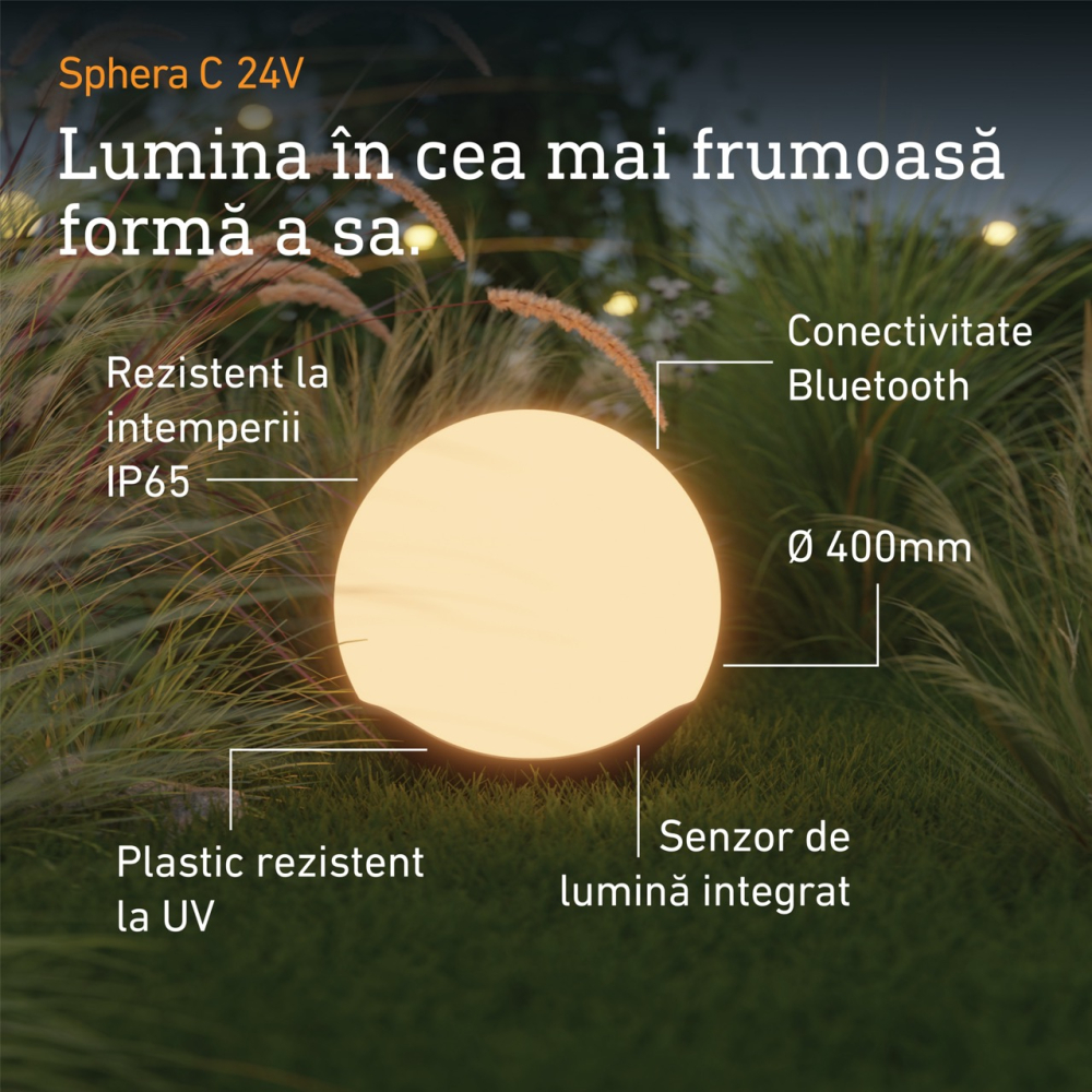 Lampa de exterior RGB Sphera C 24V 400 mm [2]