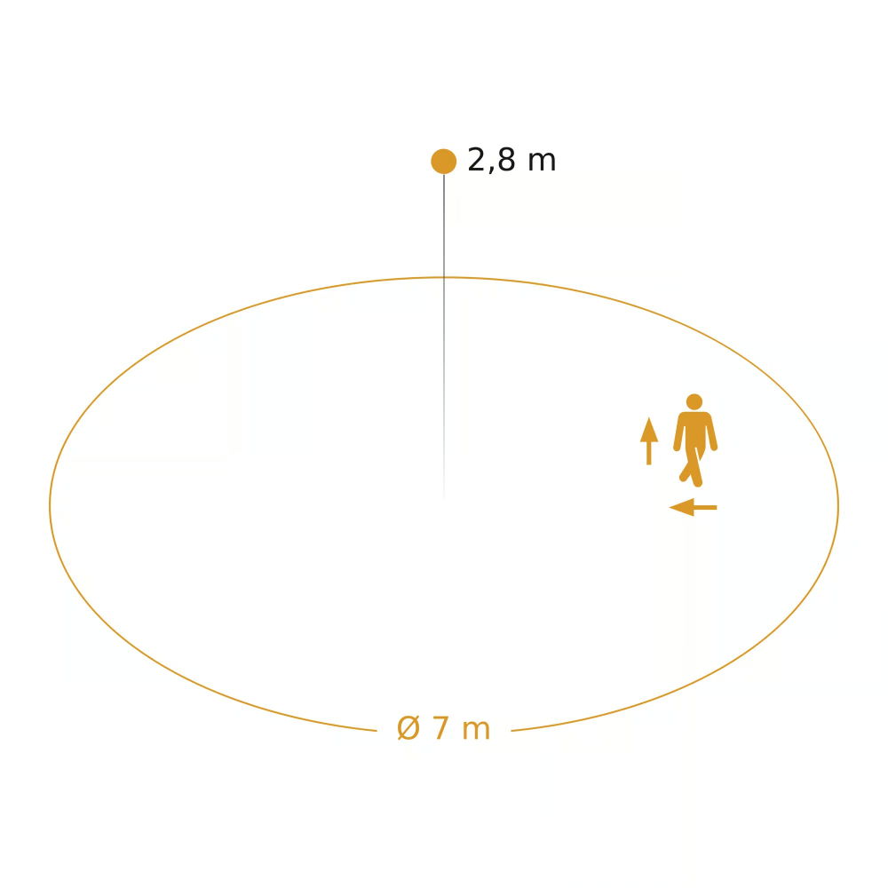 Lampa de interior LED profesionala RS PRO DL 150 SC cu senzor de miscare si Bluetooth [5]