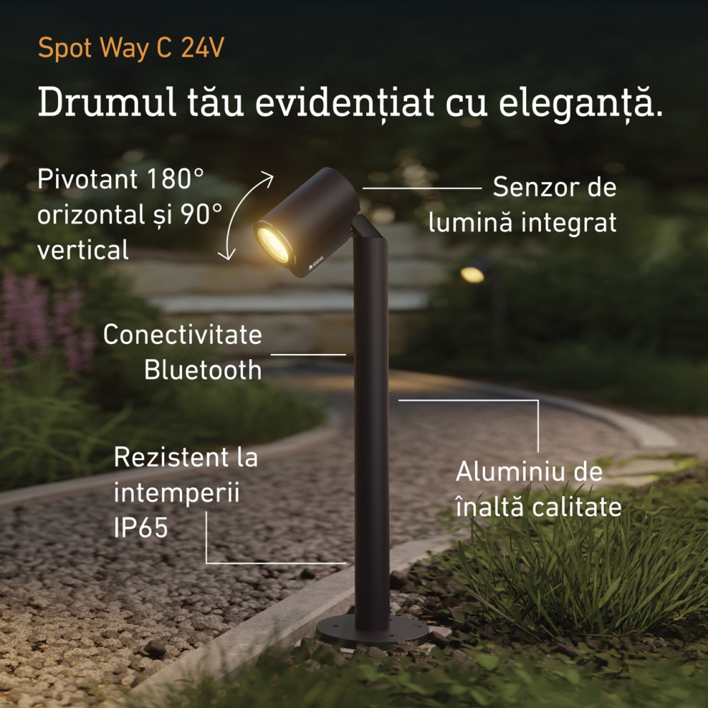 Proiector RGB Spot Way C 24V Bluetooth [2]