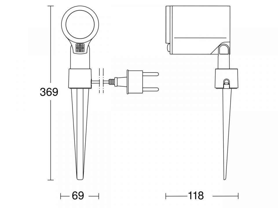 Proiector Spot Garden SC cu detector de mișcare si Bluetooth - STEINEL [3]