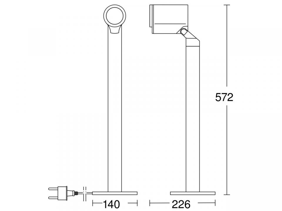 Proiector Spot Way SC cu detector de mișcare și Bluetooth - STEINEL [2]