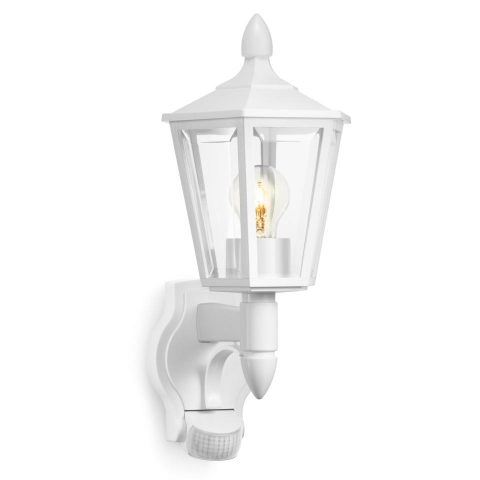 Lămpi de grădină - Lampa de exterior L 15 S cu senzor de miscare alb