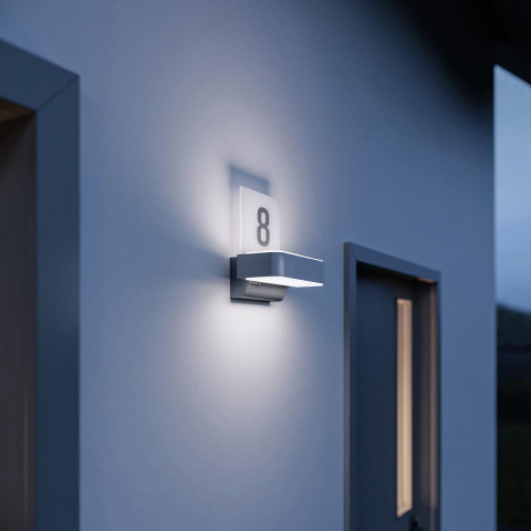 Lampa de exterior L 820 SC cu detector de miscare si bluetooth argintiu [1]