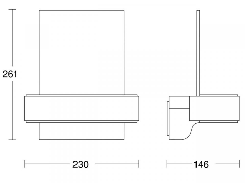 Lampa de exterior L 820 SC cu detector de miscare si bluetooth argintiu [2]