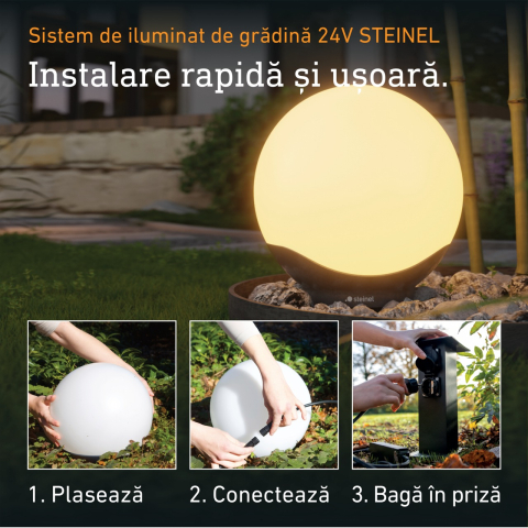 Lampa de exterior RGB Sphera C 24V 400 mm [2]